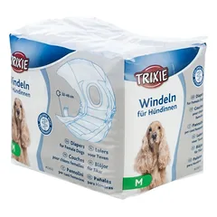 Trixie vienkartinės sauskelnės kalytėms 12 vnt. M: 32-48 cm