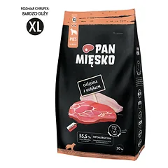 PAN MIĘSKO Veršiena su kalakutiena XL 20 kg