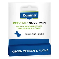 Canina Petvital Novermin lašai šunims nuo 15 kg nuo blusų ir erkių, 4 ml