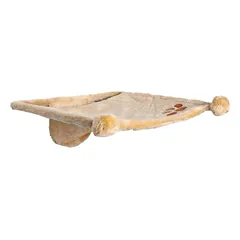 Trixie Plush Nest For Walls Pliušinis Miegmaišis Katėms prie Sienos su Sizaline Draskymo Paviršiumi, Smėlio, 42×41 cm