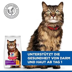 Hill's Science Plan Sensitive Stomach & Skin Adult 1+ su vištiena, sausas maistas katėms, 5 - 9,9 kg — 4 nuotrauka