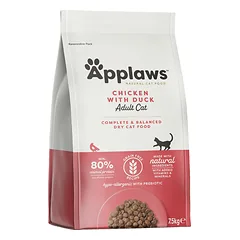 APPLAWS Adult Cat Chicken and Duck ėdalas suaugusioms katėms be grūdų 7,5 kg