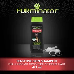 FURminator Sensitive Skin Ultra Premium šampūnas šunims, 473 ml — 2 nuotrauka