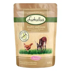 Lukullus Naturkost Junior begrūdis šviežio maisto maišeliai, drėgnas maistas šunims 6 x 300 g — 2 nuotrauka