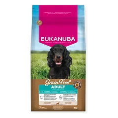 Eukanuba Grain Free sausas maistas šunims su elniena, AB, 3 kg