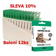 Herba Max Apykaklė Kačių atbaidanti apykaklė, 42 cm (12 vnt)