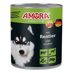 AMORA Dog Pur 6 x 800 g drėgnas maistas šunims