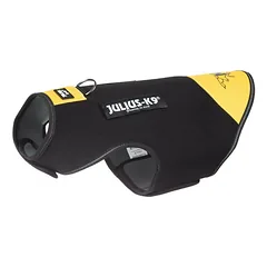 Julius - K9 IDC Neopreno šuns striukė geltona - neopreno šuns striukė, juoda su geltona
