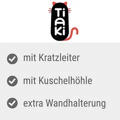 TIAKI Kratzbaum Shadow, medium, TIAKI Kratzbaum Shadow, medium grau — 4 nuotrauka