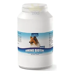 MIKITA AMINO BIOTIN granulės - vitaminų ir aminorūgščių mišinys šunims ir katėms 500g