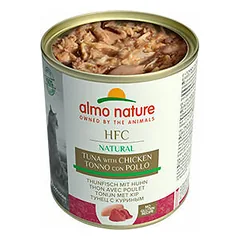 Almo Nature HFC Natural vištiena ir tunas, drėgnas maistas katėms 280 g — 2 nuotrauka