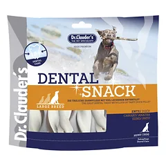 DR. CLAUDER'S Dental large breed skanėstai šunims su antiena, 500 g