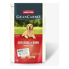 Animonda GranCarno Dog Senior paukštiena, jautiena 4 kg