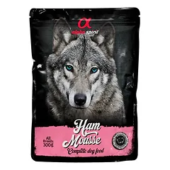 ALPHA SPIRIT WET putėsiai šunims su kumpiu 300g 6vnt