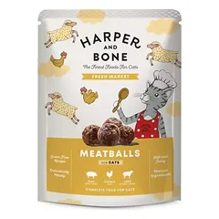 Harper and Bone Fresh Market konservuotas maistas katėms su žuvimi, 85 g