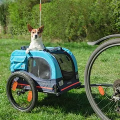 HAFENBANDE dviračio priekaba Cabby S su dviem jungtimis, Vidutiniams 11–25 kg — 2 nuotrauka