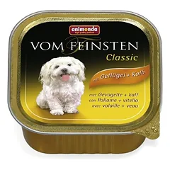 Vom feinsten Classic 150 g konservai šunims su paukštiena ir veršiena
