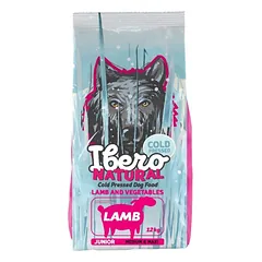 Ibero Cold Pressed M/L Junior Lamb – šaltai spaustas visavertis pašaras vidutinių ir didelių veislių šuniukams
