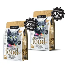 DR MALOU Kitten Liofilizuotas maistas „Vištiena su ožkos pienu ir kiaušinio tryniu“ 2x500 g – sausas maistas kačiukams