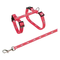 TRIXIE Petnešos su pavadėliu triušiams, 25–44 cm/10 mm, 1.25 m (pak.4)