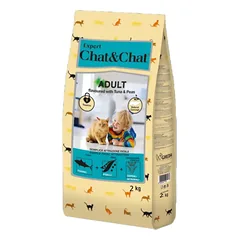 Chat & Chat Expert Adult Tuna & Žirniai 2 kg