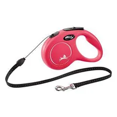Inercinis pavadėlis šunims - Trixie Flexi New Classic, virvelinis pavadėlis S, 5 m, (12 kg)