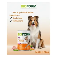 BIO FORM High Premium Dog Patè with Pork konservai šunims, 400 g — 2 nuotrauka