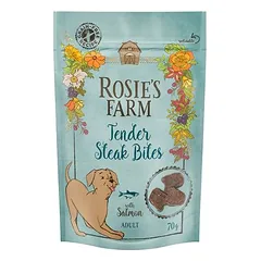 Rosie's Farm Snacks Adult "Tender Steak Bites" Lachs
