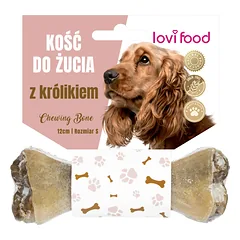 Lovi Food Chewing su triušiena - kramtomas kaulas šunims, su triušiena, slyvomis ir rozmarinais