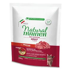 NATURAL TRAINER CAT ADULT BEEF su jautiena 0.3kg