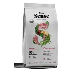 Dibaq SENSE begrūdis sausas maistas šunims su ėriena 2 kg