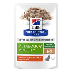 Hill's Prescription Diet j/d Metabolic + Mobility su vištiena, sausas maistas katėms — 2 nuotrauka