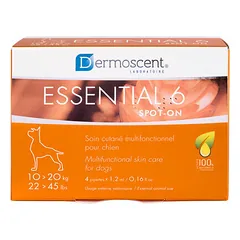 Dermoscent Essential 6 spot-on šunims ir smulkiems žinduoliams 0-10 kg, 0,6 ml pipetė N4