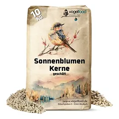 Geschälte Sonnenblumenkerne Vogelfutter Streufutter Marke Vogelfood