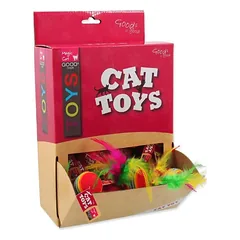 Magic Cat – kamuoliukas su plunksnomis 3,8cm — 2 nuotrauka