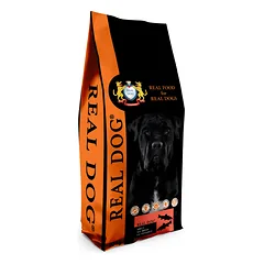 Real Dog Adult All Breeds su lašiša ir ryžiais 20kg