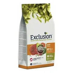 Exclusion Dog Mediterraneo Puppy Beef Large Breed 12 kg