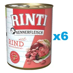 RINTI Kennerfleisch Beef jautiena 6x800 g