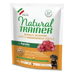 Natural Trainer ADULT DOG SENSITIVE NO GLUTEN MINI LAMB (ėriena) 800g