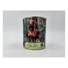 REAL DOG SP konservai su jautiena ir ėriena suaugusiems šunims, 800 g
