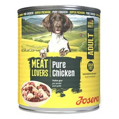 Josera Dog Meat Lovers Adult gryna vištiena, drėgnas maistas šunims 800 g