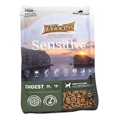 PRINCESS Sensitive Digets ėdalas suaugusioms katėms virškinimo palaikymui, 350g