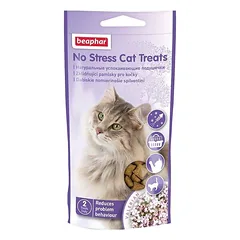 Beaphar No Stress Cat Treats raminamasis skanėstas katėms su valerijonu, melisa ir apyniais, 35 g