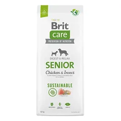 Brit Care Sustainable Senior Chicken&Insect sausas maistas šunims