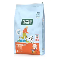 GREEN PETFOOD InsectDog with Salmon High Protein 7,5kg su vabzdžių baltymu ir lašiša aktyviems šunims