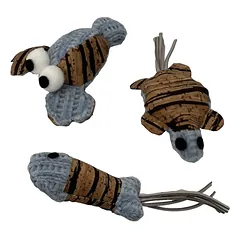 Nustatykite 3 PCS žaislai katės S Catnip, mėlyna