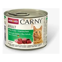 Animonda Carny Cat jautiena, kalakutas, triušis 200 g