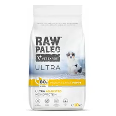 Raw Paleo Dog Ultra Medium & Large Puppy Turkey 10 kg
