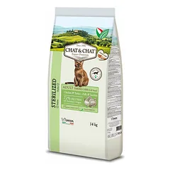 Chat&Chat Cat Expert Premium Adult Sterilised Chicken & Turkey 14 kg