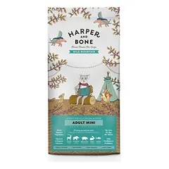 Mėginys HARPER AND BONE Dog Suaugusiųjų Mini laukiniai kalnai 100 g